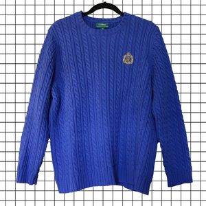Vintage Ralph Lauren cable knit sweater